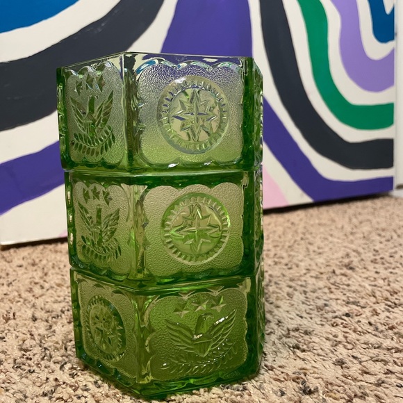 Other - Vintage Indiana Green Glass
